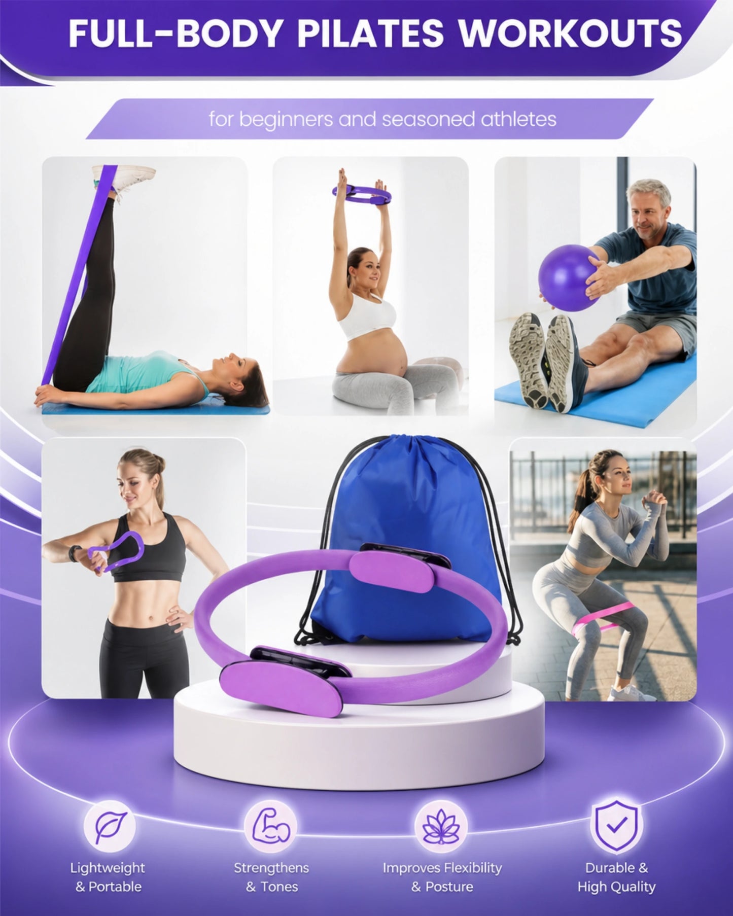 13-Piece Yoga & Pilates Set