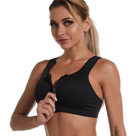 ActiveFit Women's Zip Sports Bra